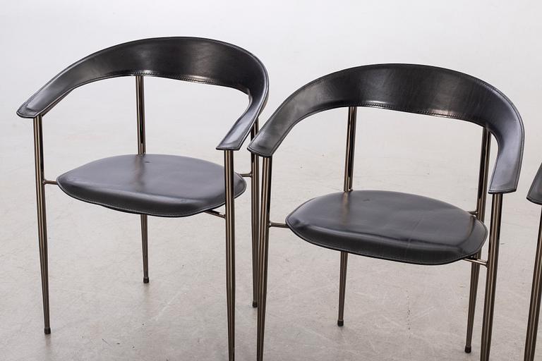 KARMSTOLAR, 4 st, "Ursula", Arrben Italien sent 1900-talets senare del.