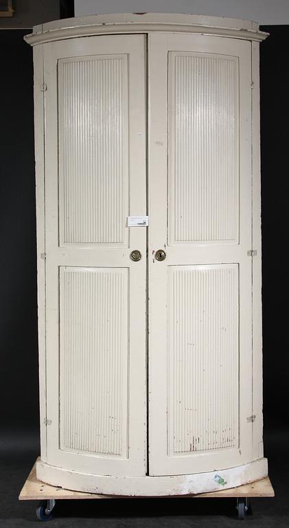 HÖRNSKÅP, gustavianskt provinsarbete, 1700/1800-tal.