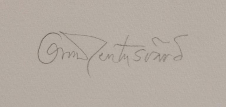 OSCAR REUTERSWÄRD, färglitografier, 2 st, sign o numr 1/200 samt EA.