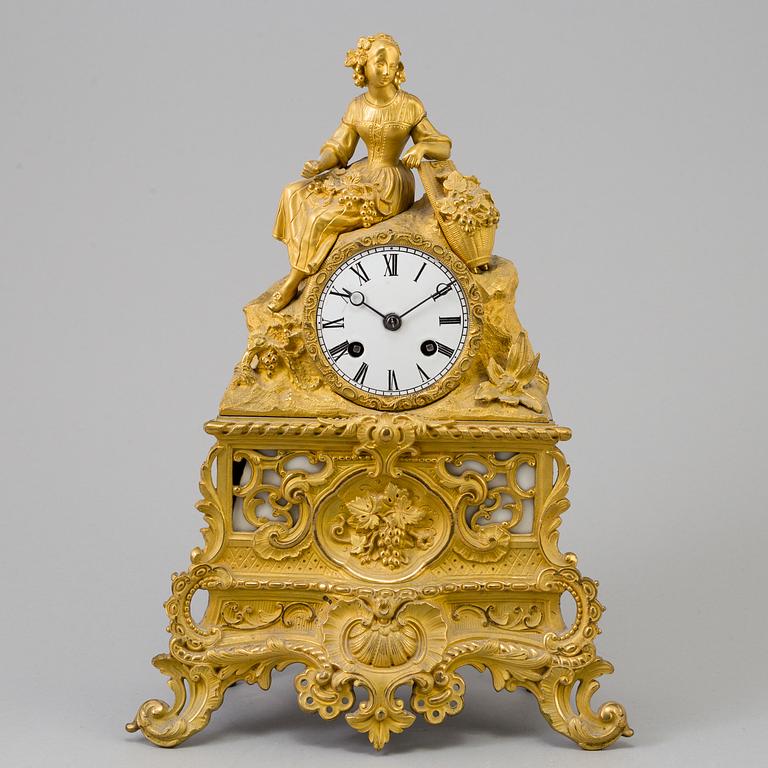 A CLOCK, probably France, second half of the 19th century.