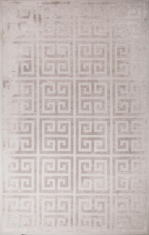 A Layered "Wool Cubes" carpet, 390x620 cm.