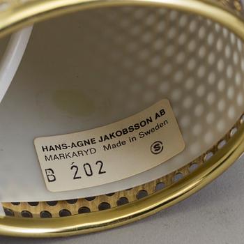 HANS-AGNE JAKOBSSON, bordslampor, ett par, troligen 1960 / 70-tal.