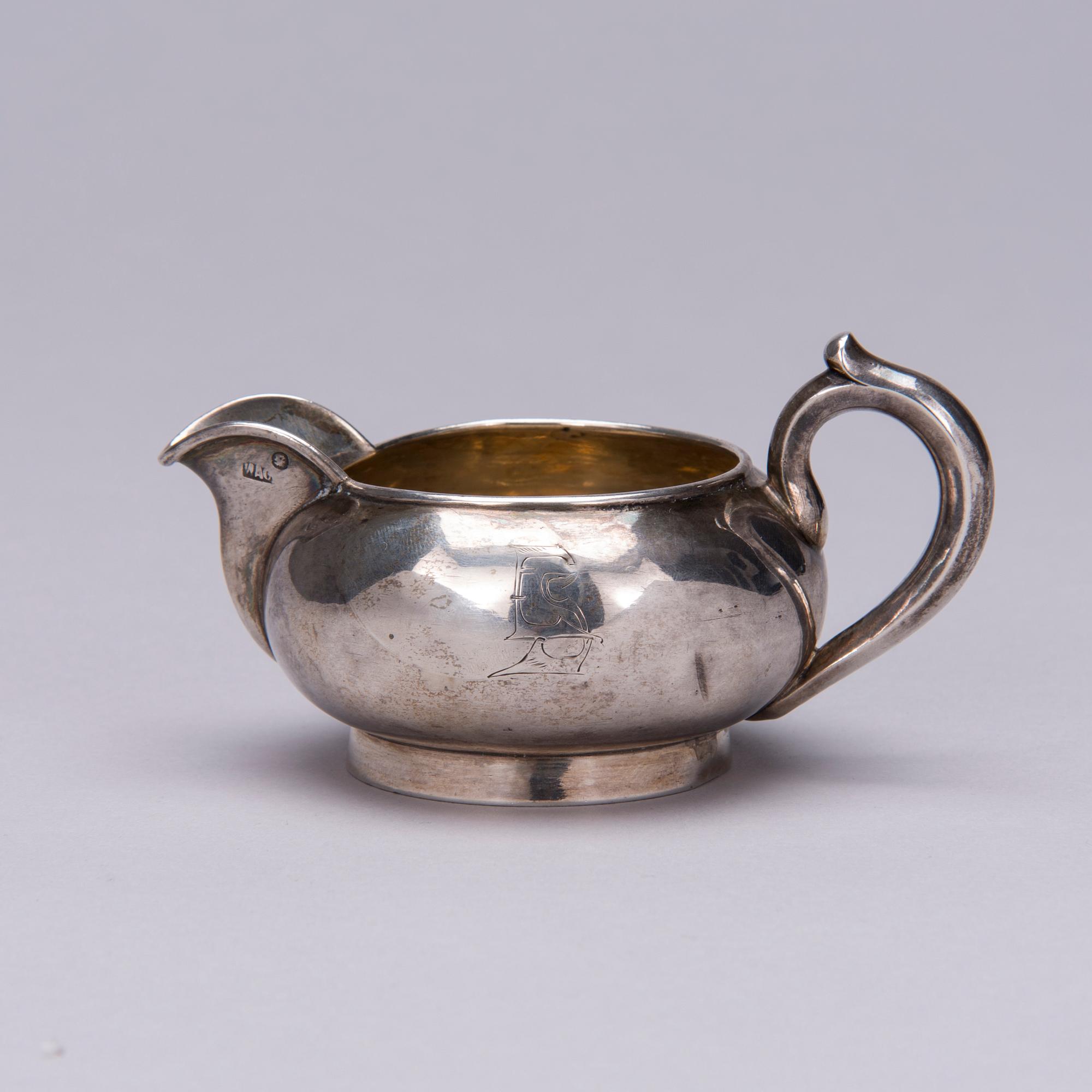 GRÄDDSNÄCKA, silver, Moskva 1893. Vikt 91 g.