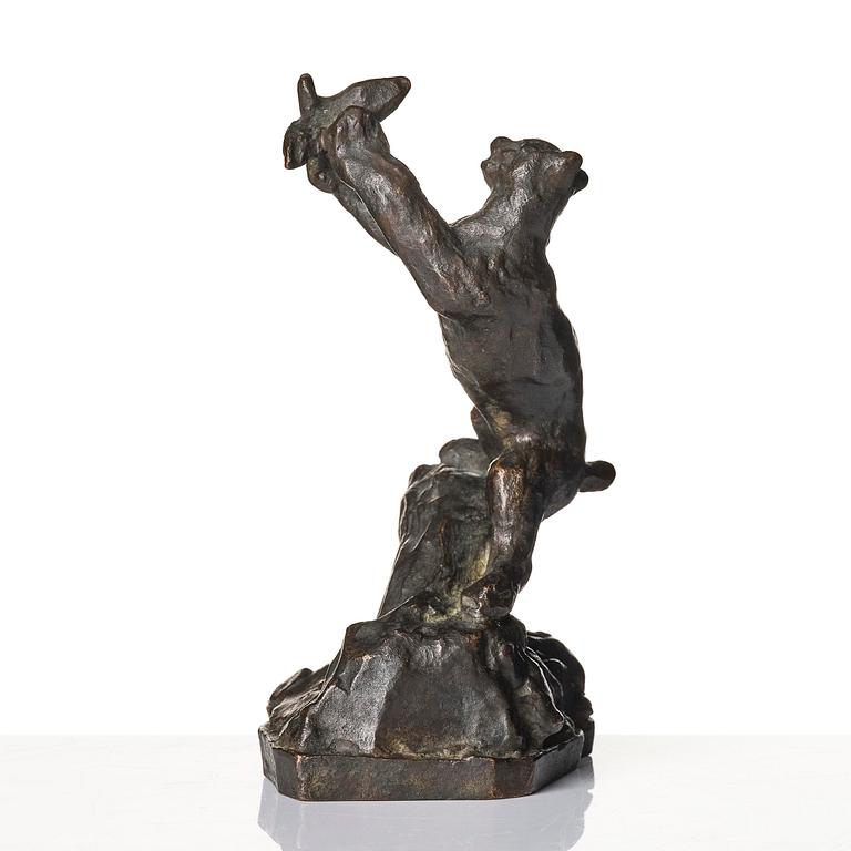 Arvid Knöppel, Lynx with bird.