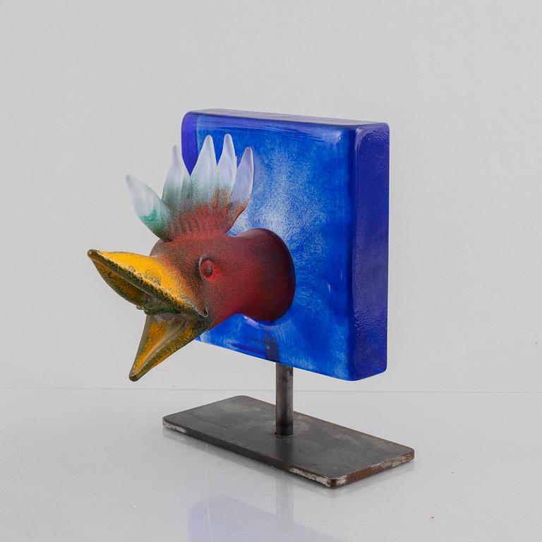 Kjell Engman, a glass sculpture, Kosta Boda Atelier, Sweden, signed and numbered.