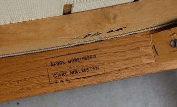 KARMSTOL, "Solna", Carl Malmsten, Åfors Möbelfabrik, 1900-talets andra hälft.