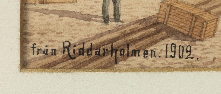 Fredrik Isberg, "Från Riddarholmen".