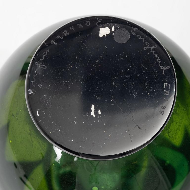 Eva Englund, Vase, glass, Orrefors 1988.