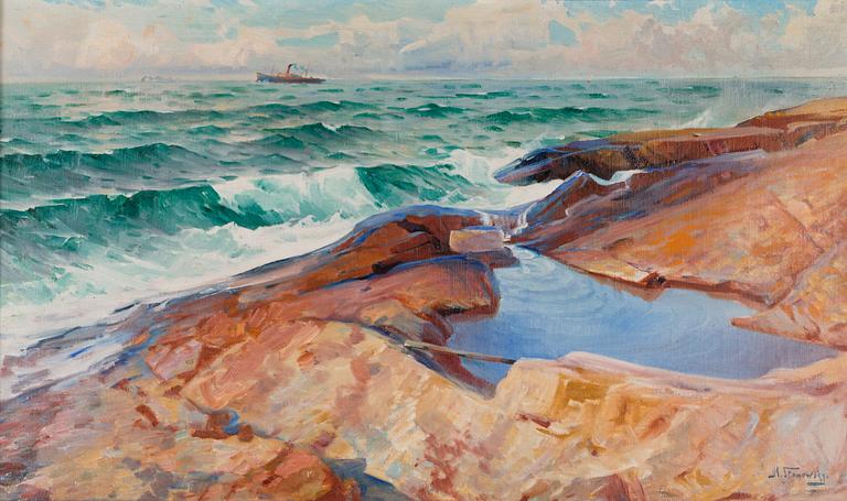 MIKAEL STANOWSKY, oil on canvas, signed.