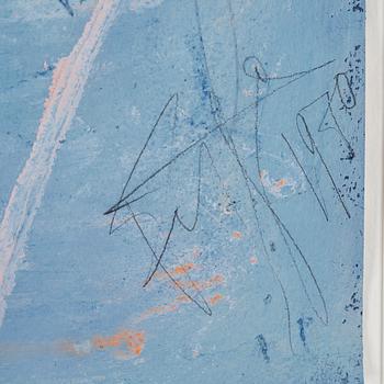 EDDIE FIGGE, gouache on paper, signed and dated 1970.