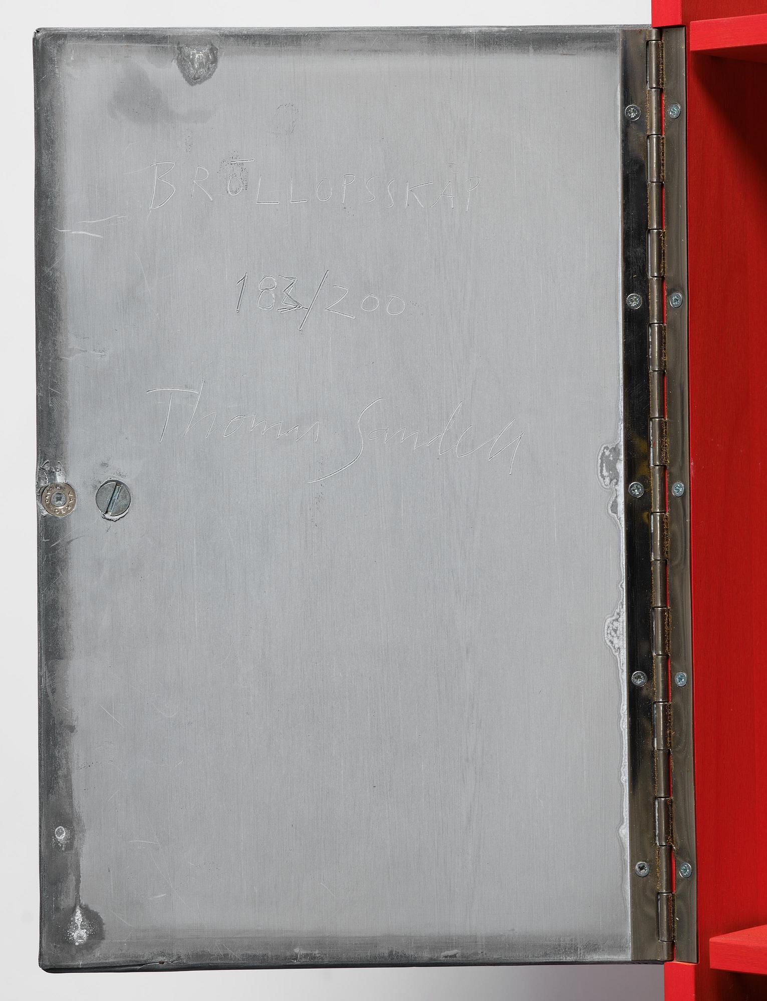 Thomas Sandell, a set of three "Bröllopsskåp" cabinets, ed. 200, Asplund, Stockholm, post 1990.