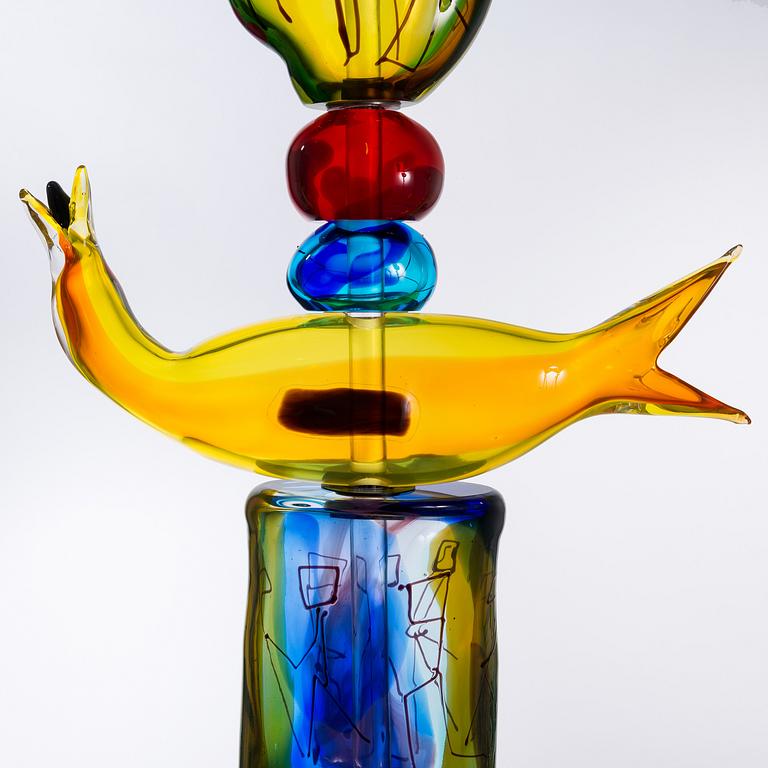 SOILE YLI-MÄYRY, skulptur, "Burning Hand", signerad Soile Yli-Mäyry.