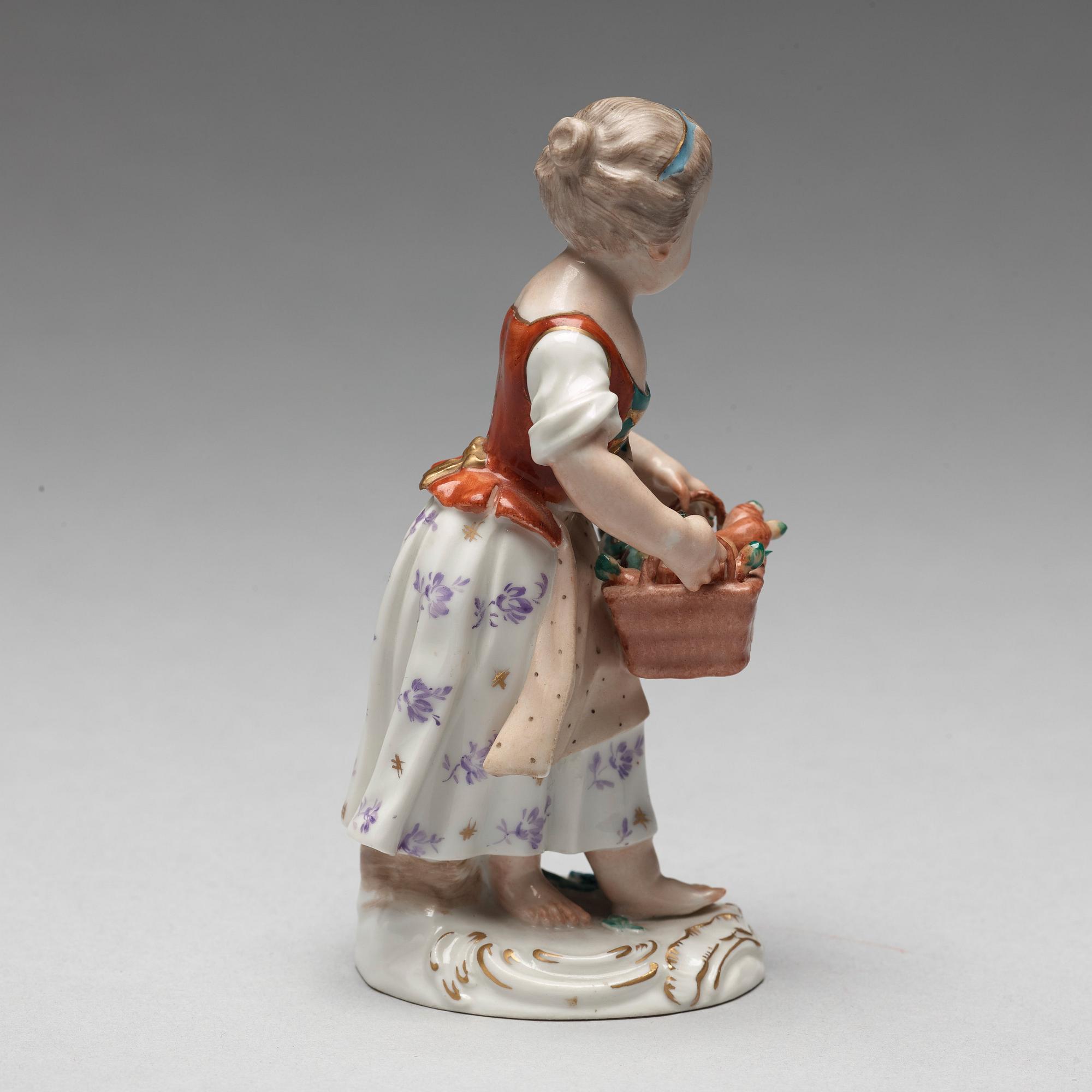 FIGURIN, porslin. Meissen, 1900-tal.