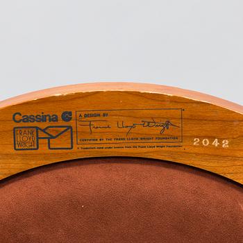 Frank Lloyd Wright, käsinojatuoleja, 4 kpl, mallinumero 606, ”Barrel”, Cassina.