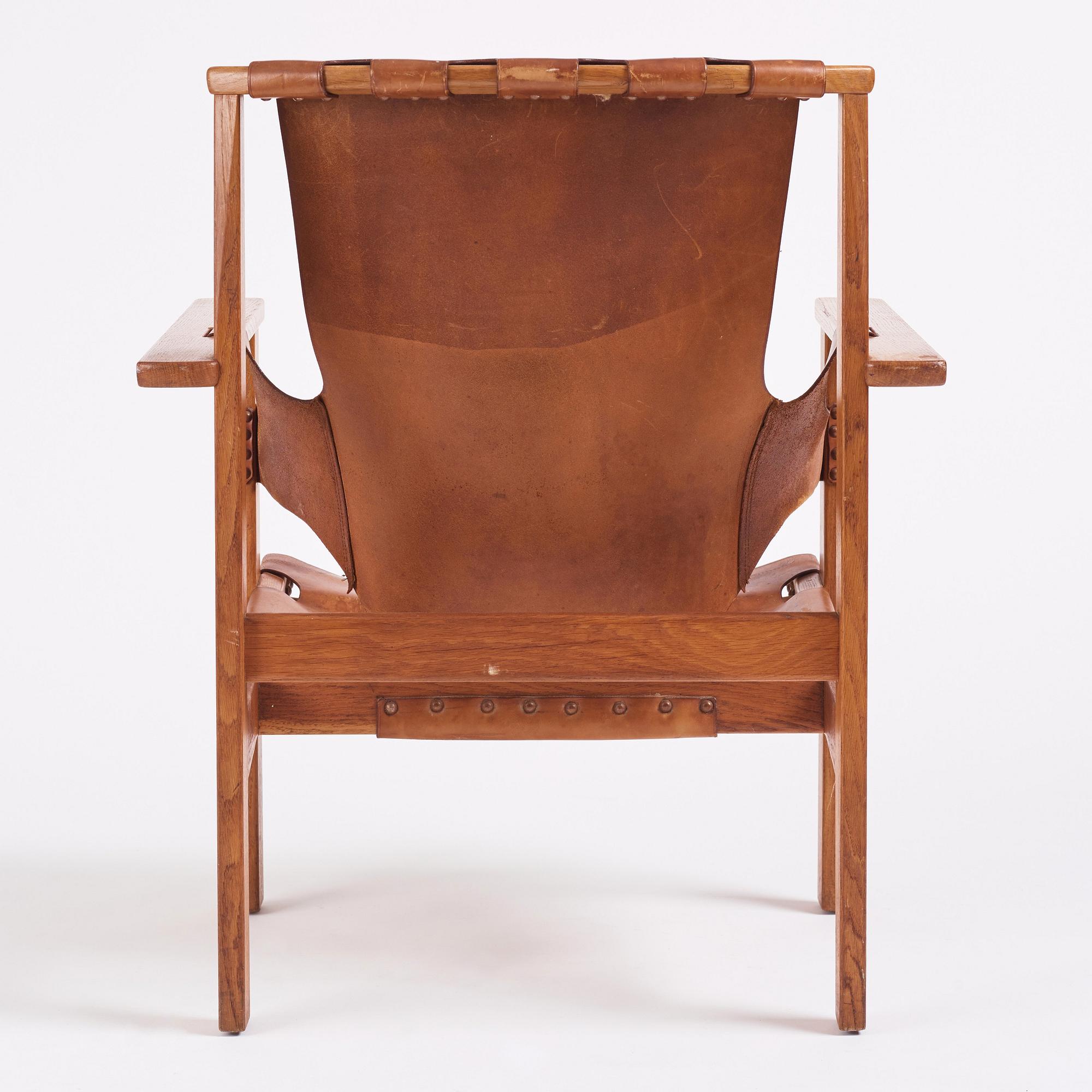 Carl-Axel Acking, a first edition "Trienna", easy chair, cabinetmaker Torsten Schollin, 1950s. Provenance Carl Axel Acking.