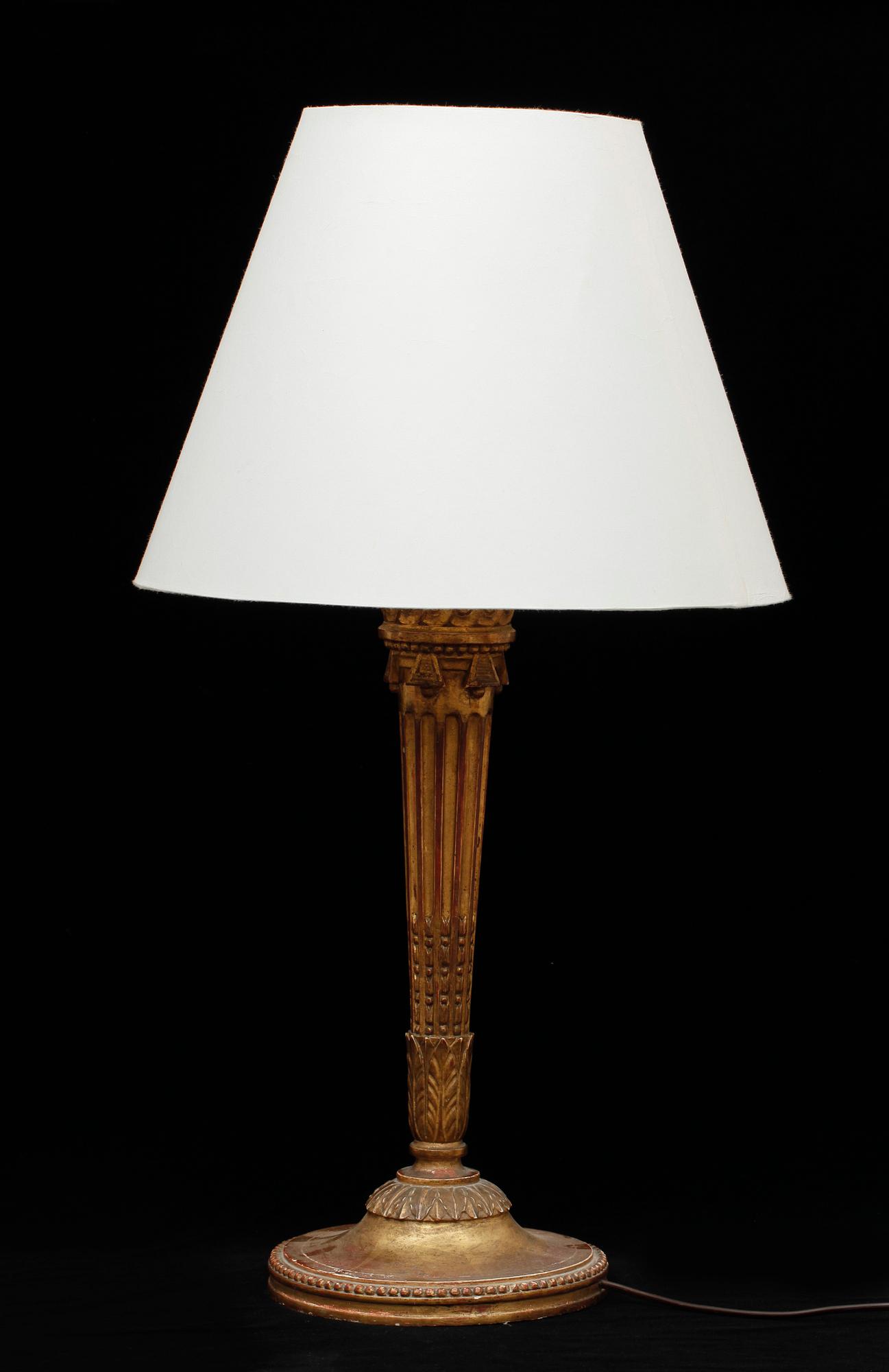 BORDSLAMPA, Louis XVI-stil. 1900-tal.