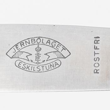 Twelve silver knives, Carl Gustaf Hagbeck, Stockholm, 1806 (one 1830).