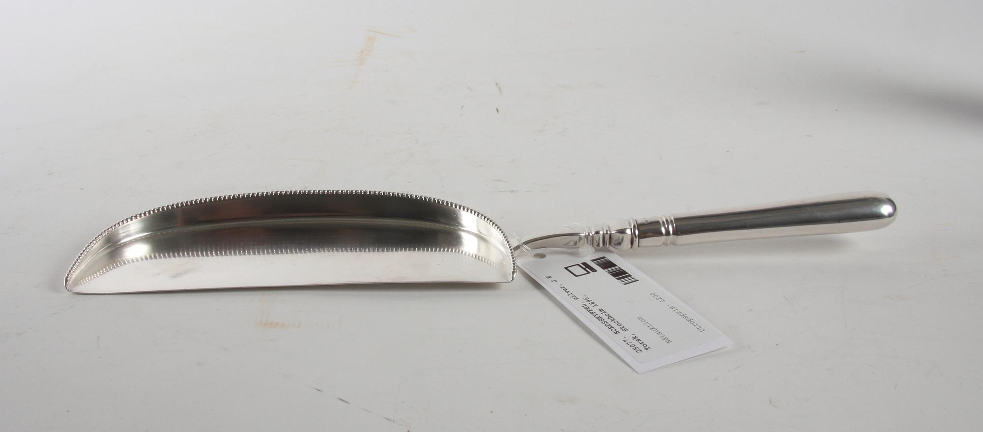 BORDSSKYFFEL, silver, J E Torsk, Stockholm 1896.