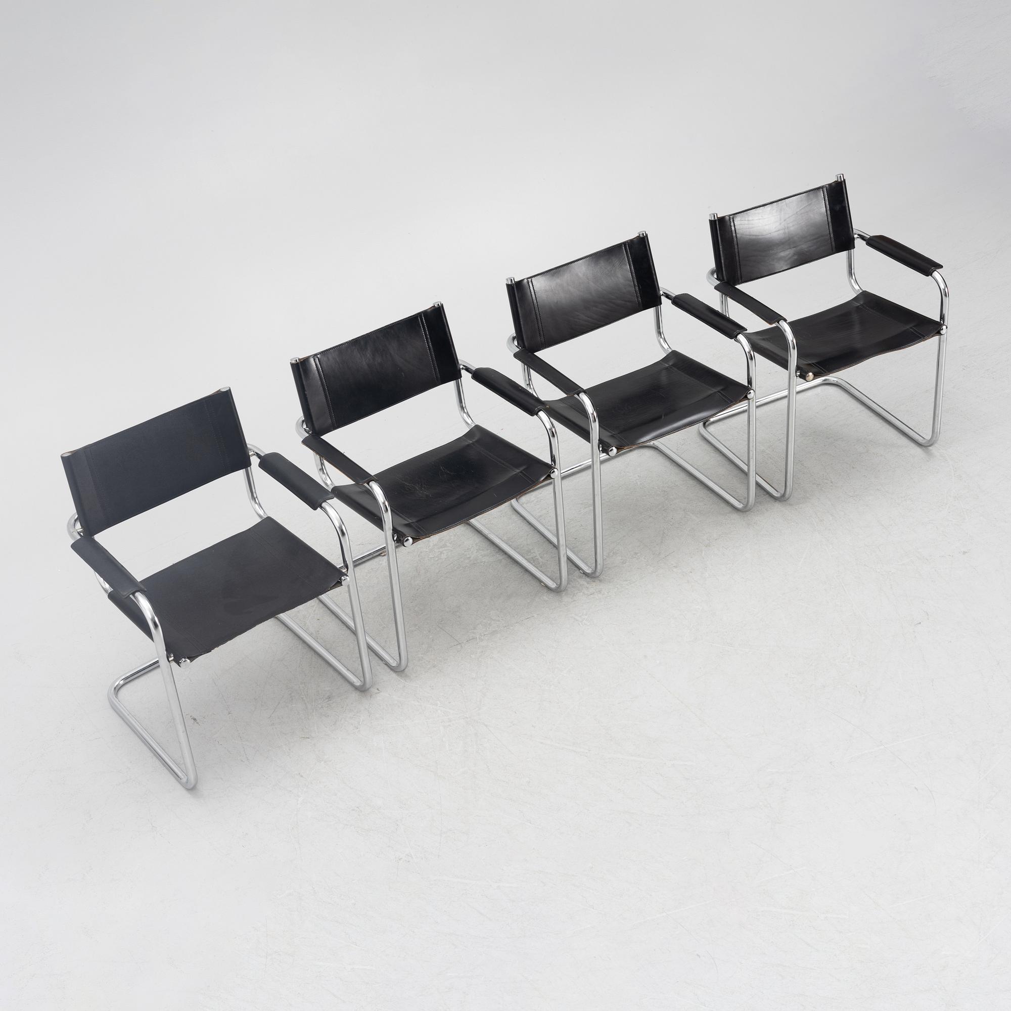 Stolar, 4 st, möjligtvis Italien, sent 1900-tal.