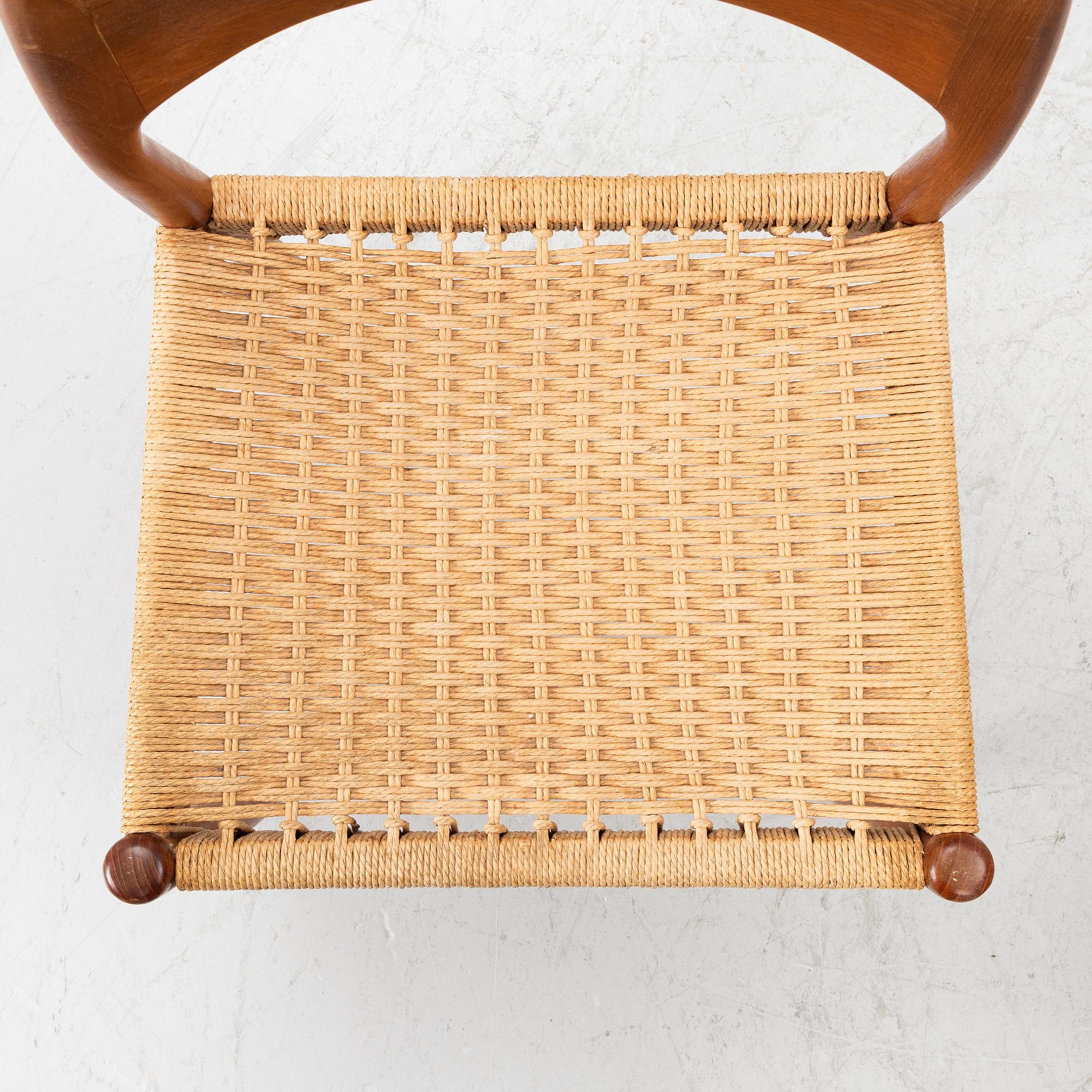 Arne Hovmand-Olsen, 4 chairs, Mogens Kold, Denmark, 1960s.