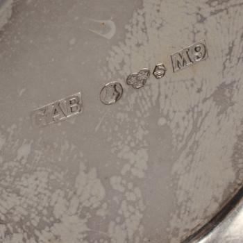 PARTI SILVER, 37 delar, mestadels Sverige, 1900-tal, total vikt 727 g.