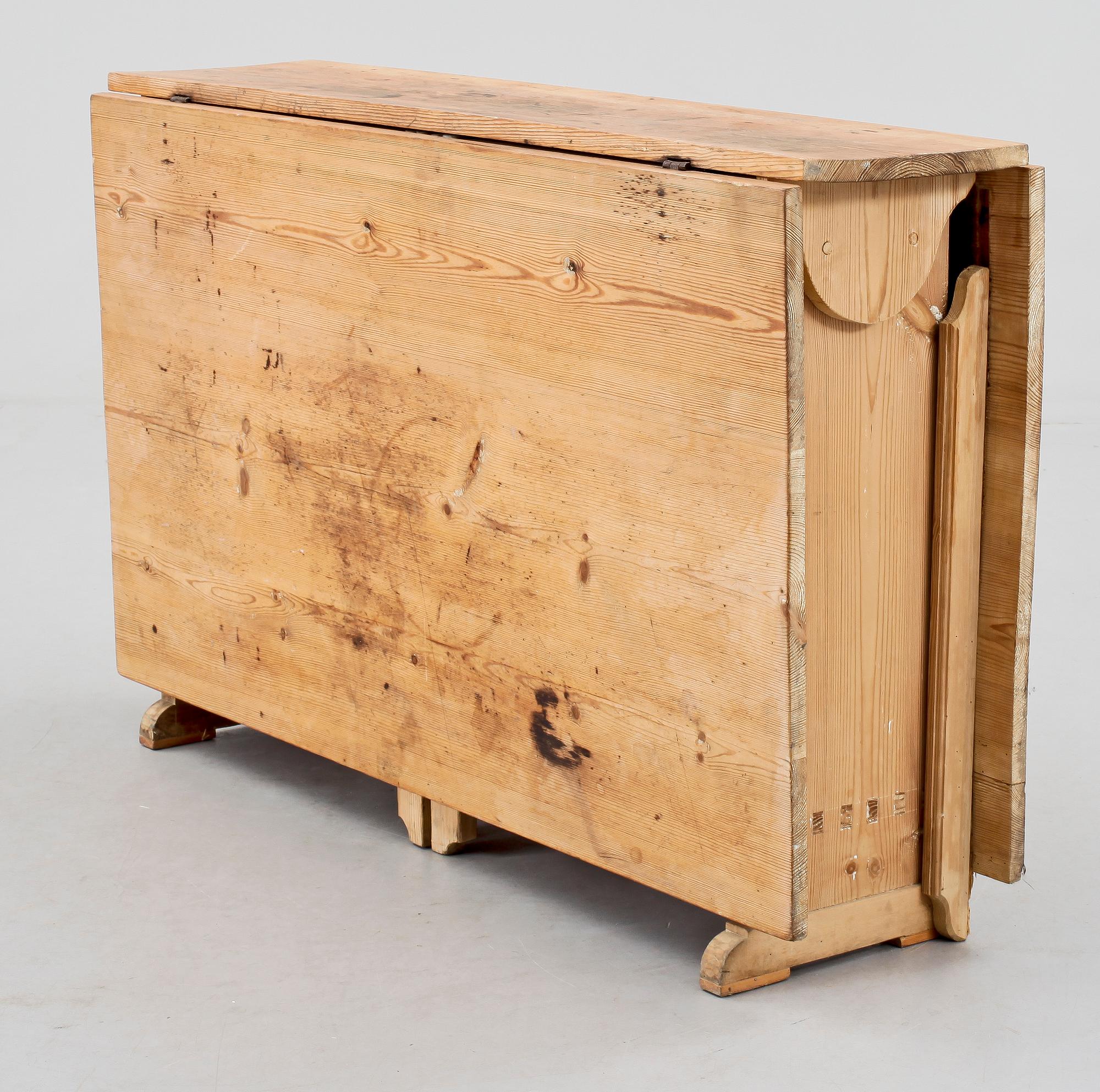 SLAGBORD, allmoge, 1800-tal.