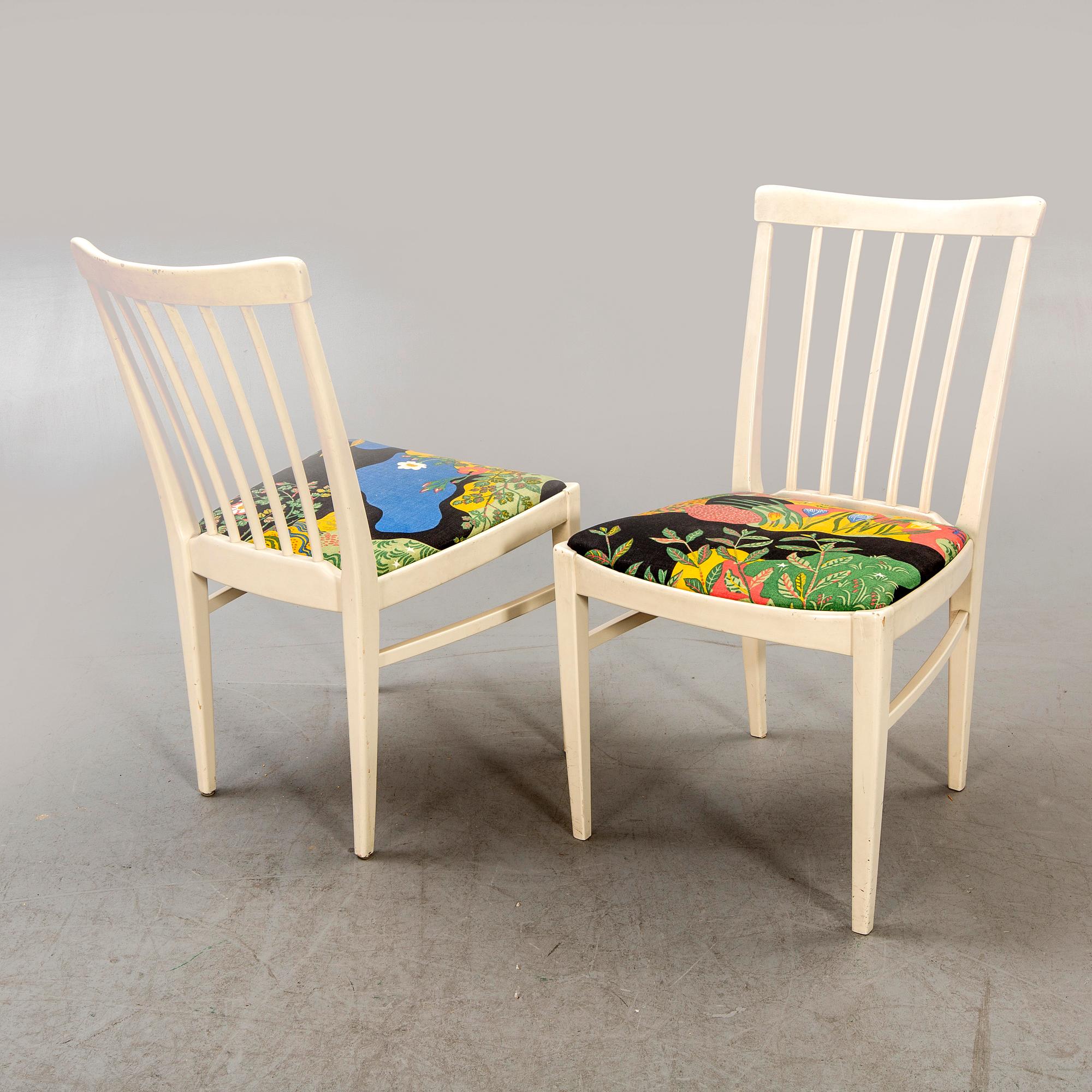 Carl Malmsten, a seven-piece 'Herrgården' dining suite, Bodafors, 1960.