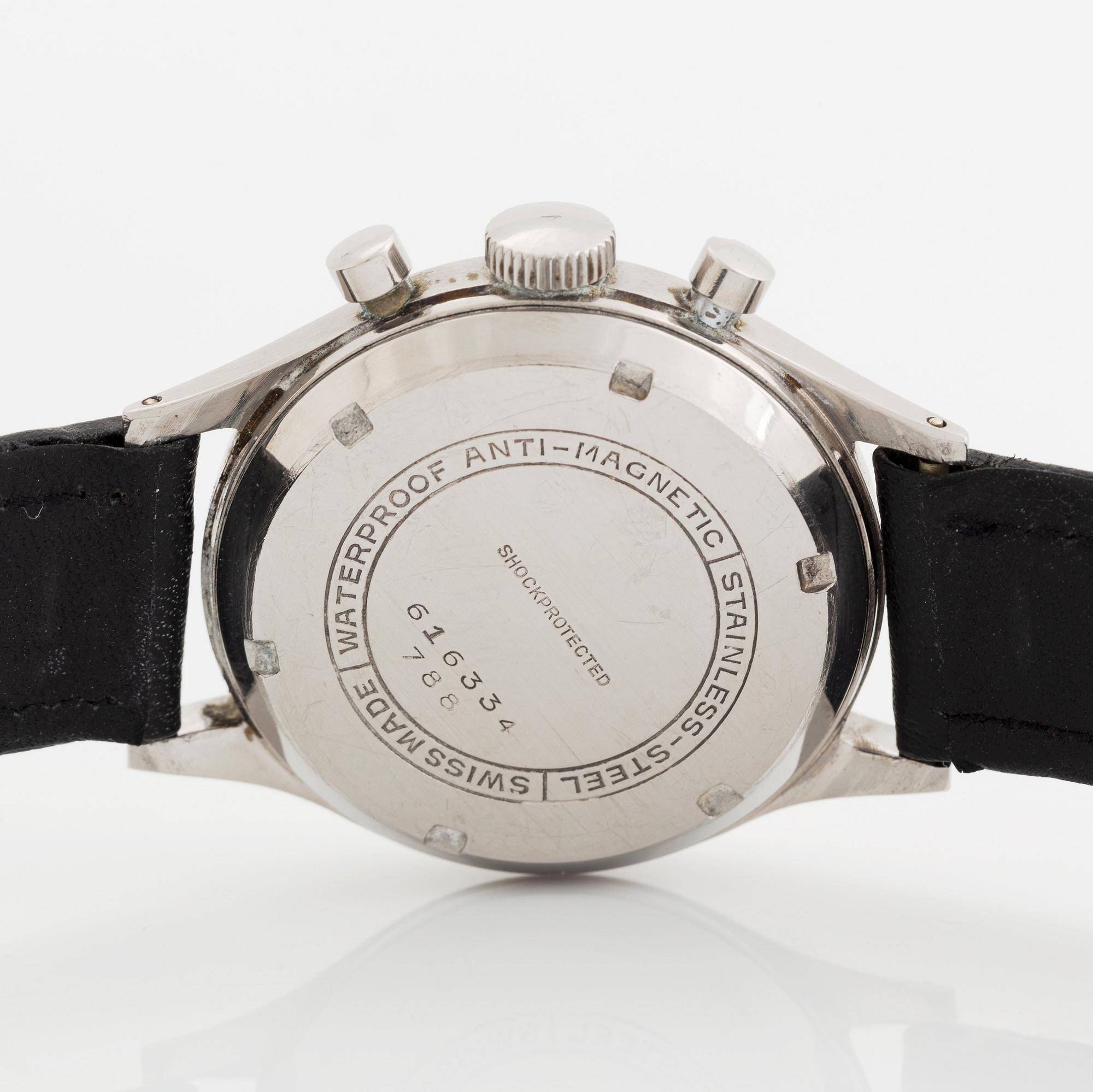 Kronometer Stockholm, chronograph, ca 1950.