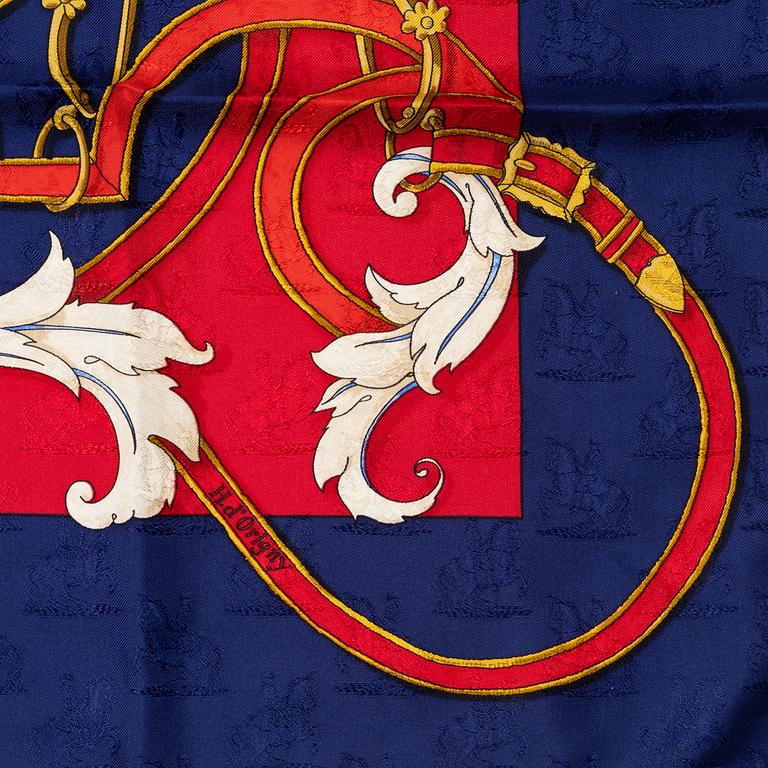 Hermès, scarf, "L'Instruction du Roy en l'exercice de Monter à Cheval".
