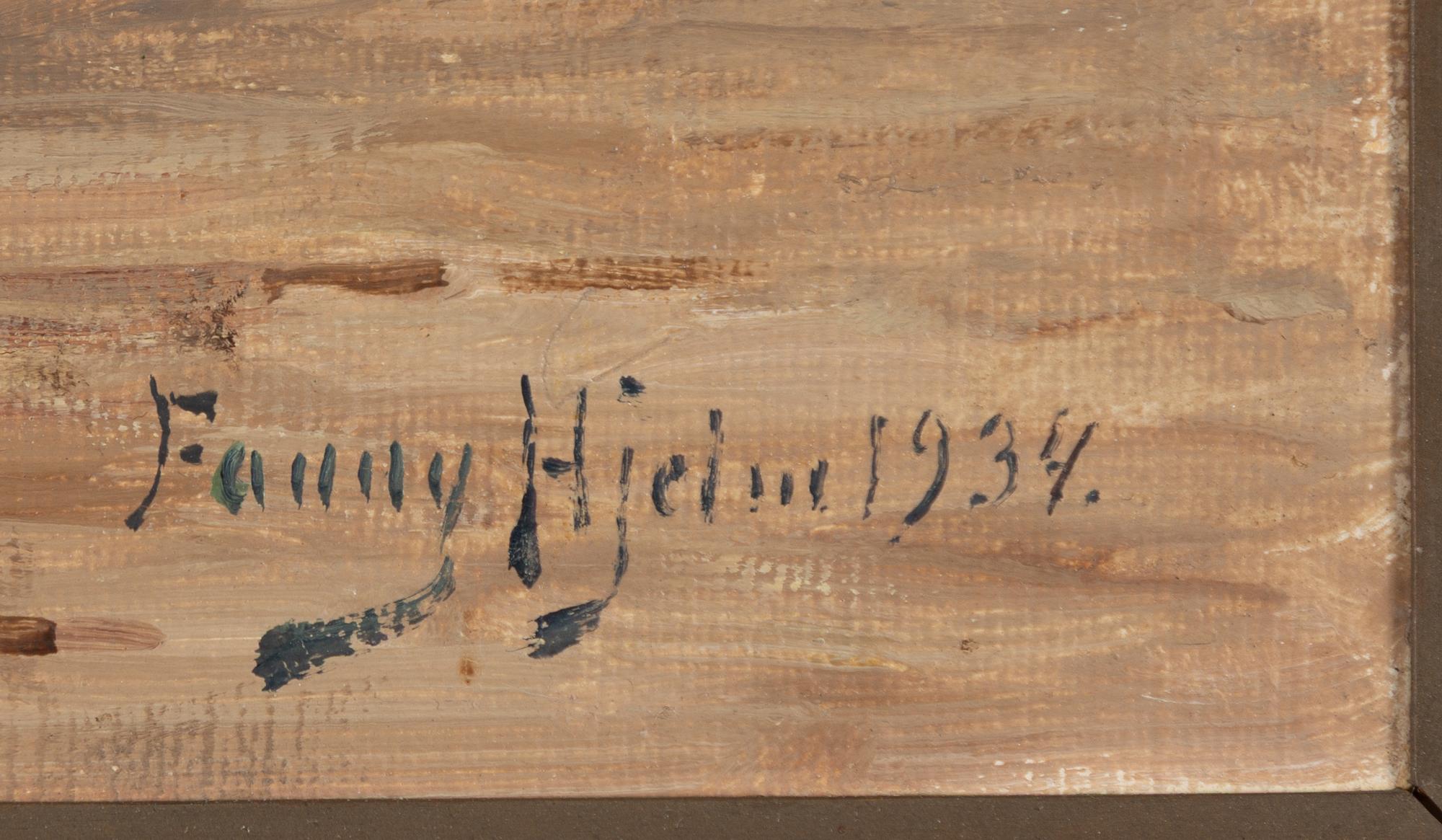 Fanny Hjelm, Violets and snowdrops.