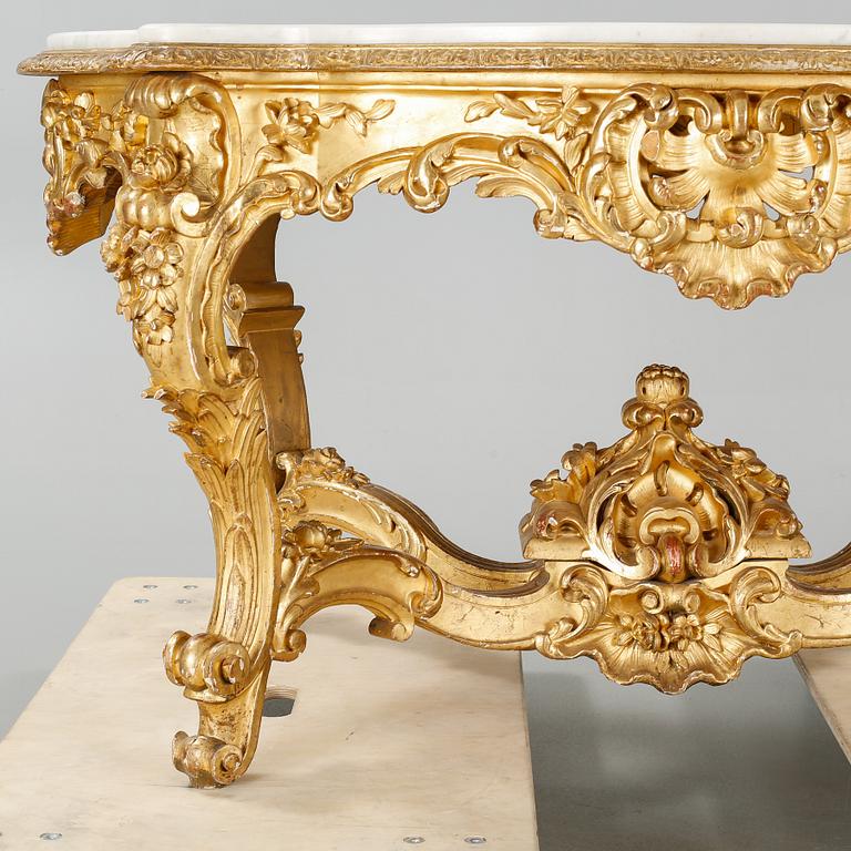 A Louis quinze style table from the later 19th century.