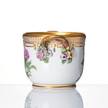 A Royal Copenhagen 'Flora Danica' wine cooler, Denmark, 20th Century.