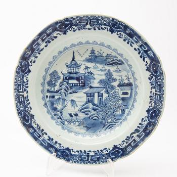 Parti porslin, 5 delar, Kina, 18/1900-tal.