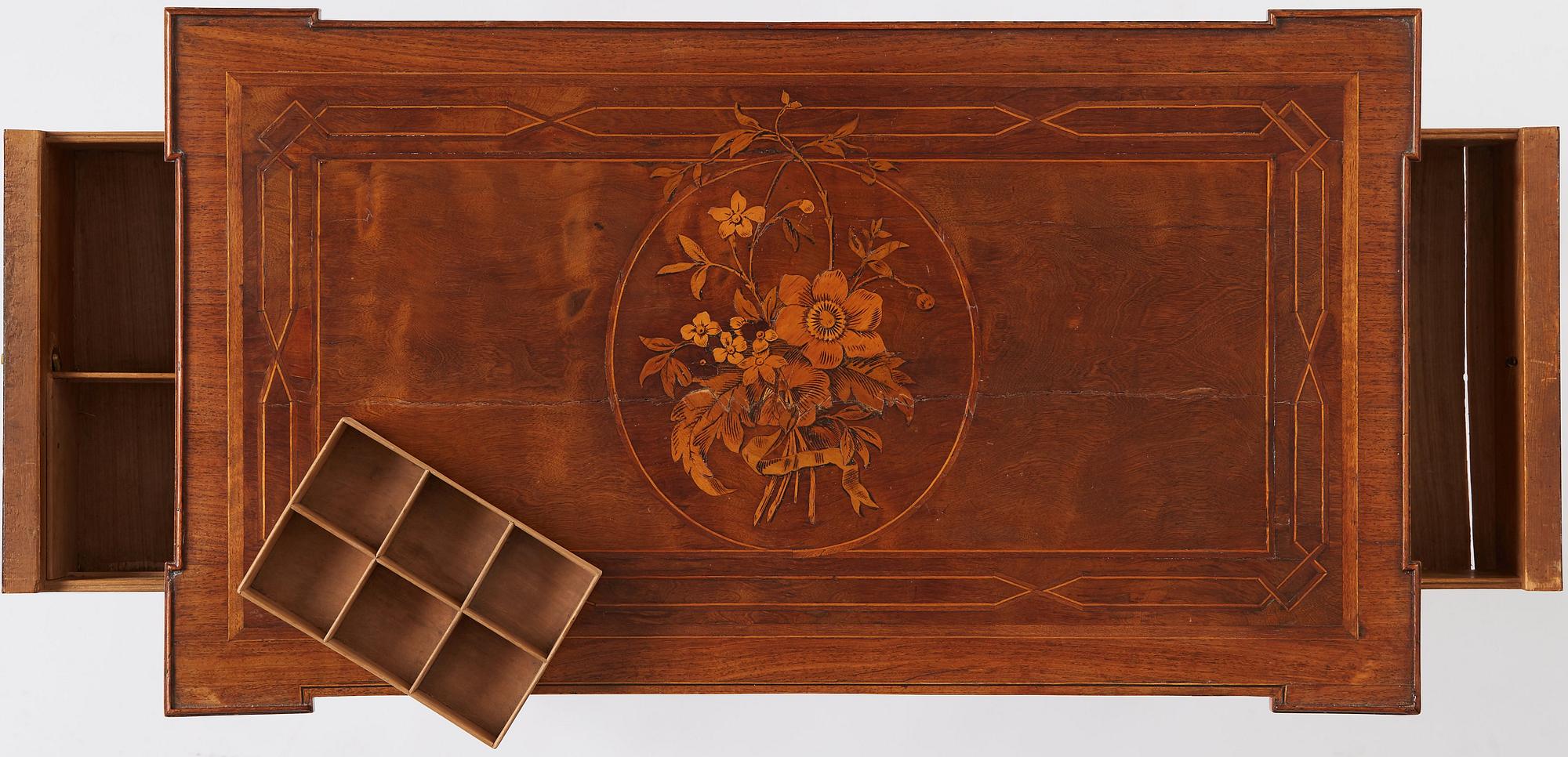 Bord, av Georg Haupt (mästare i Stockholm 1770-84), Gustavianskt.