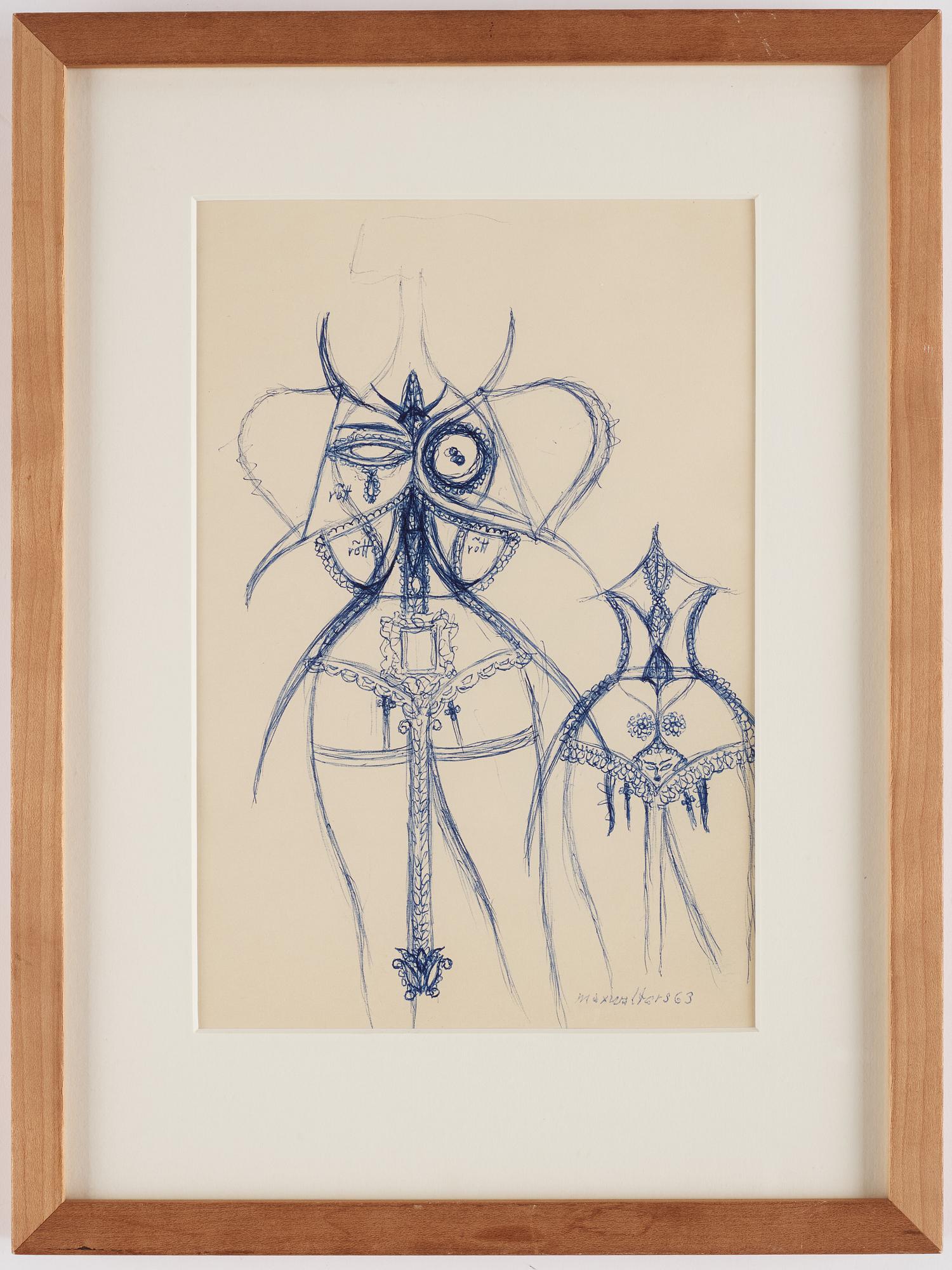 Max Walter Svanberg, Skiss.