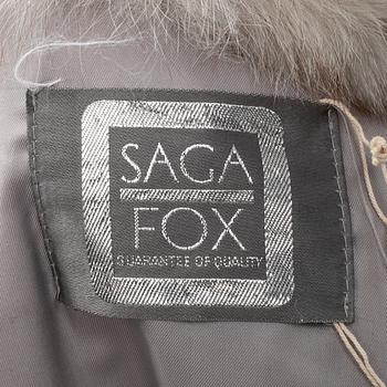 SAGA FOX,  a fox fur jacket.