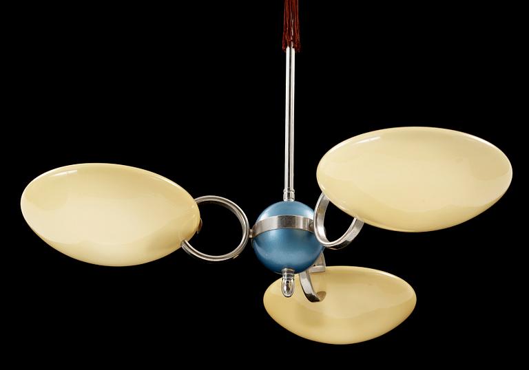 TAKLAMPA, art deco, 1900-talets första hälft. Höjd 62 cm.