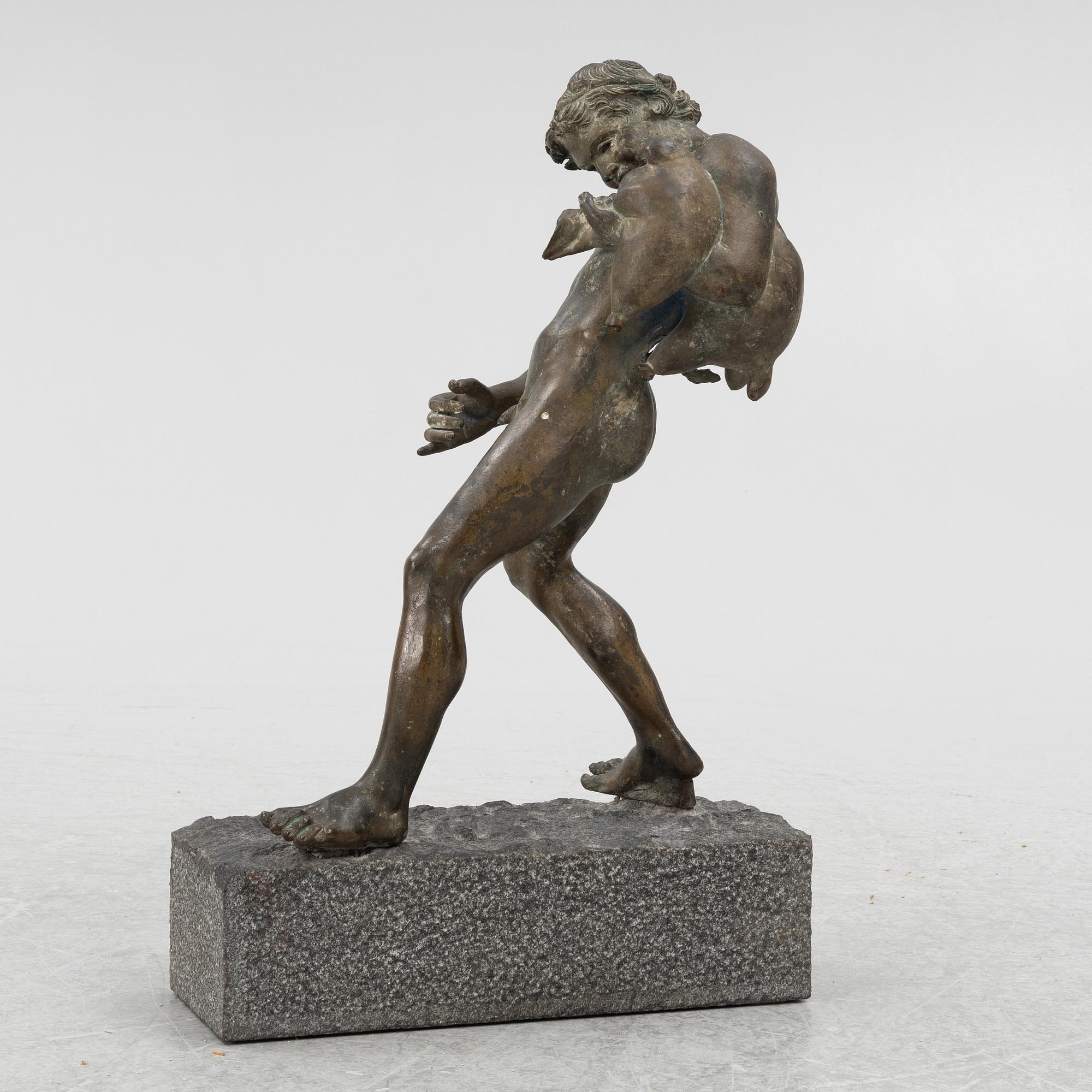 Sculpture, bronze, circa 1900.