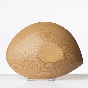 Tapio Wirkkala, a laminated birch plywood dish, Finland 1950's.