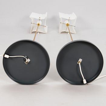 YKI NUMMI, a pair of 1960s '30-008' floorlamps for Orno. Finland.