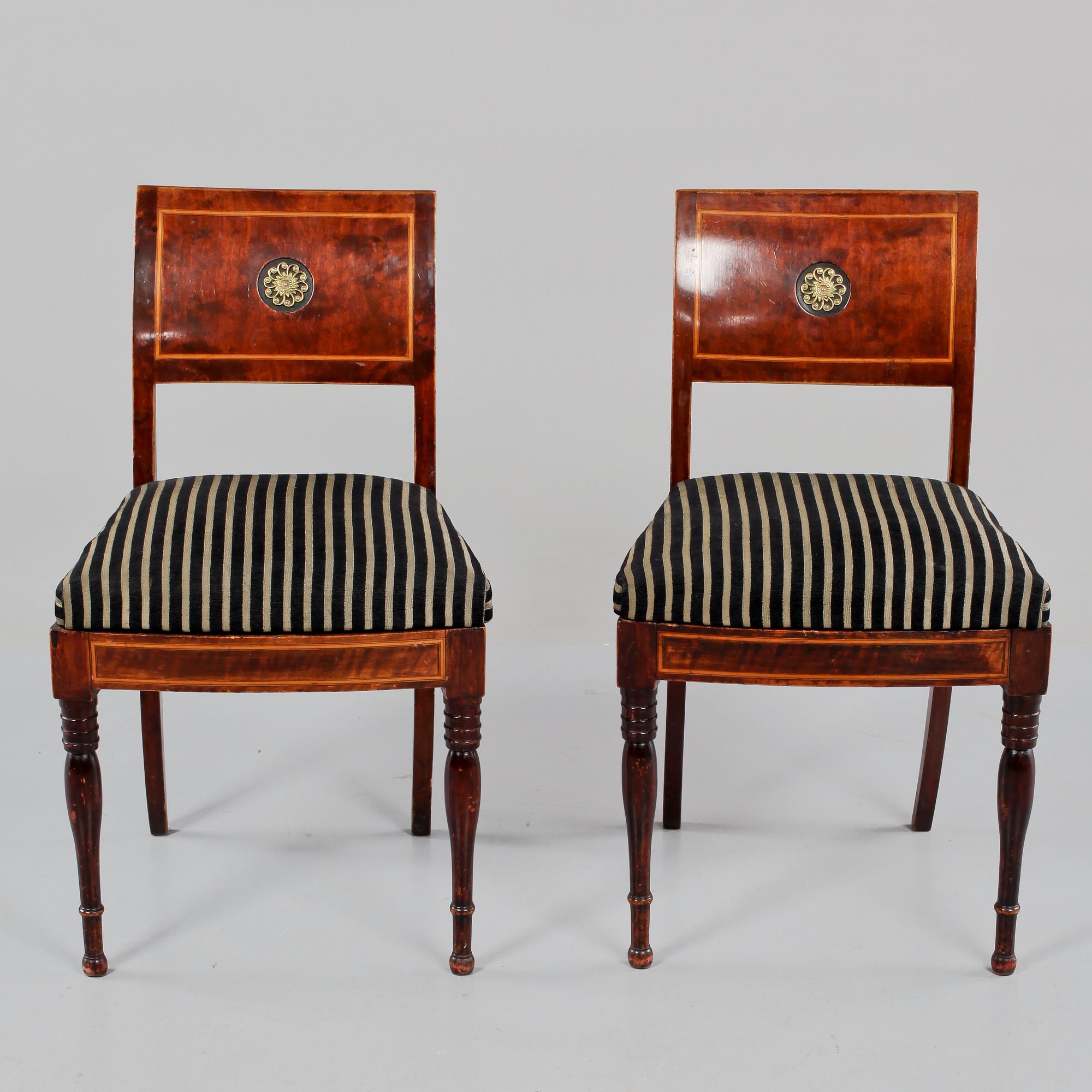 STOLAR, ett par, 1800-tal.