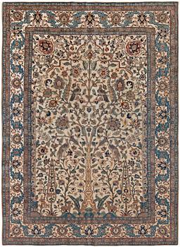 SEMIANTIK TÄBRIS SOUF PART SILK (i relief). 286 x 212 cm.