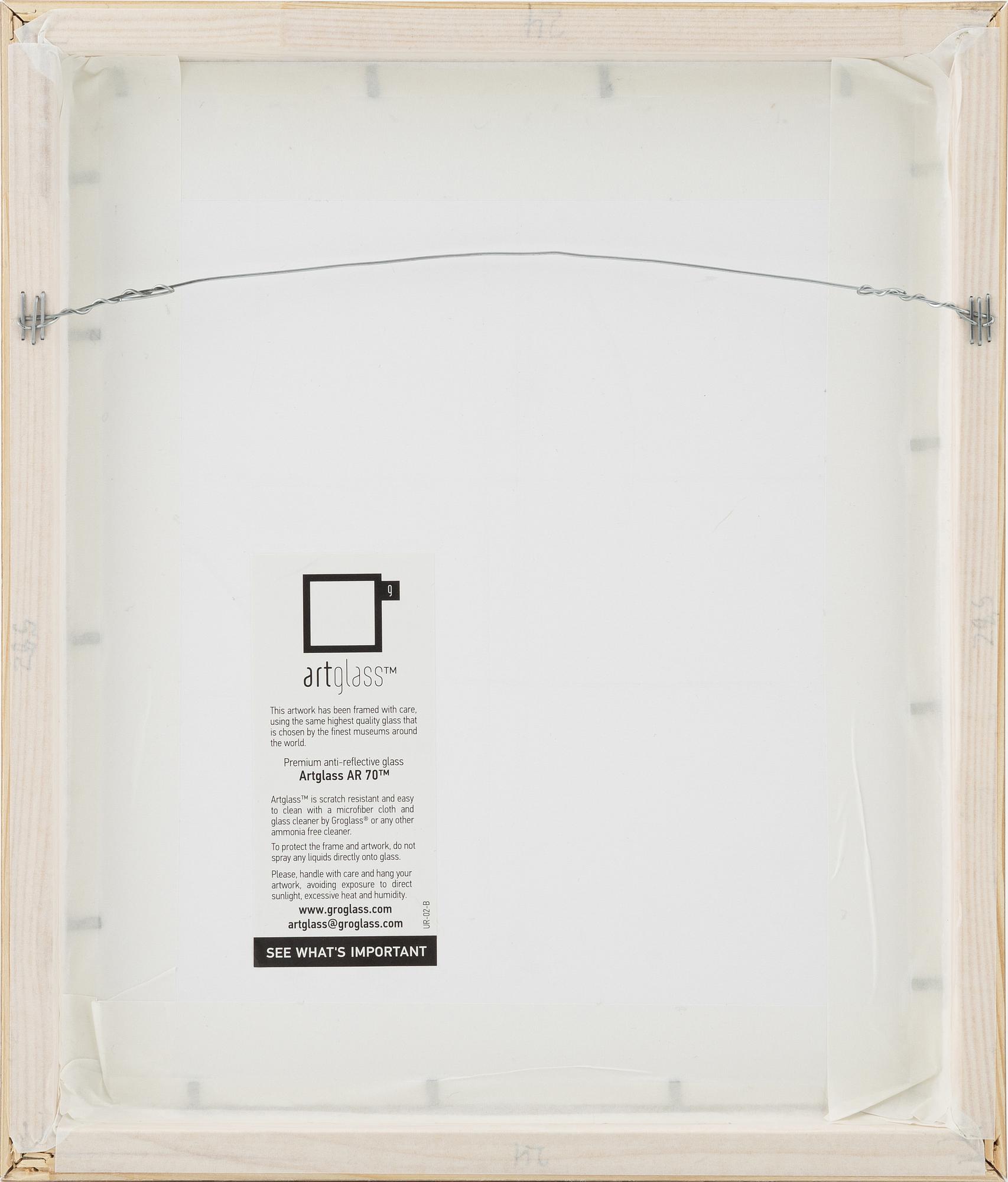 Lars Lerin, a watercolou, signed and dated 2019.