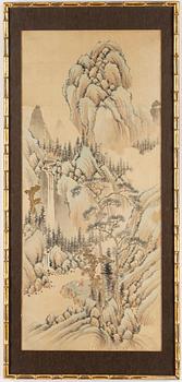 UNKNOWN ARTIST, ink and colour on paper. Qing dynasty, late 19th century.