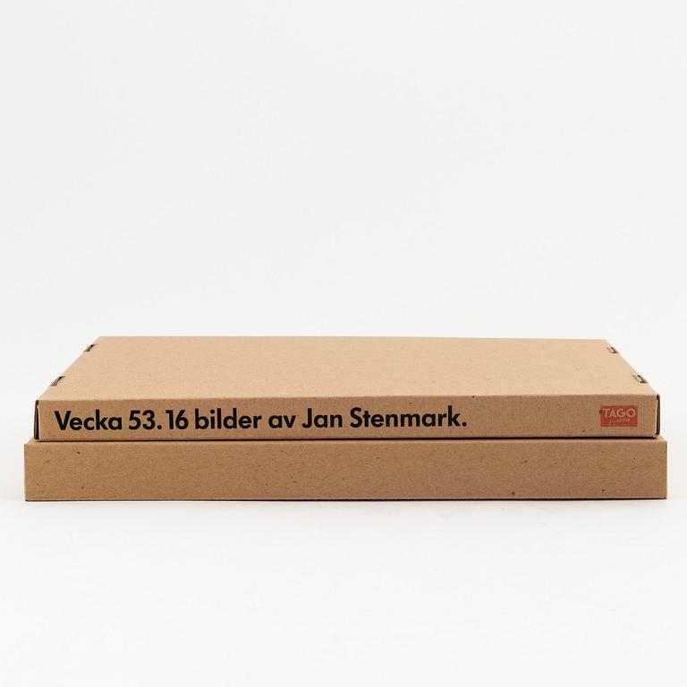 Jan Stenmark, portfolio signerad numrerad 206/500 med 16 grafiska blad.