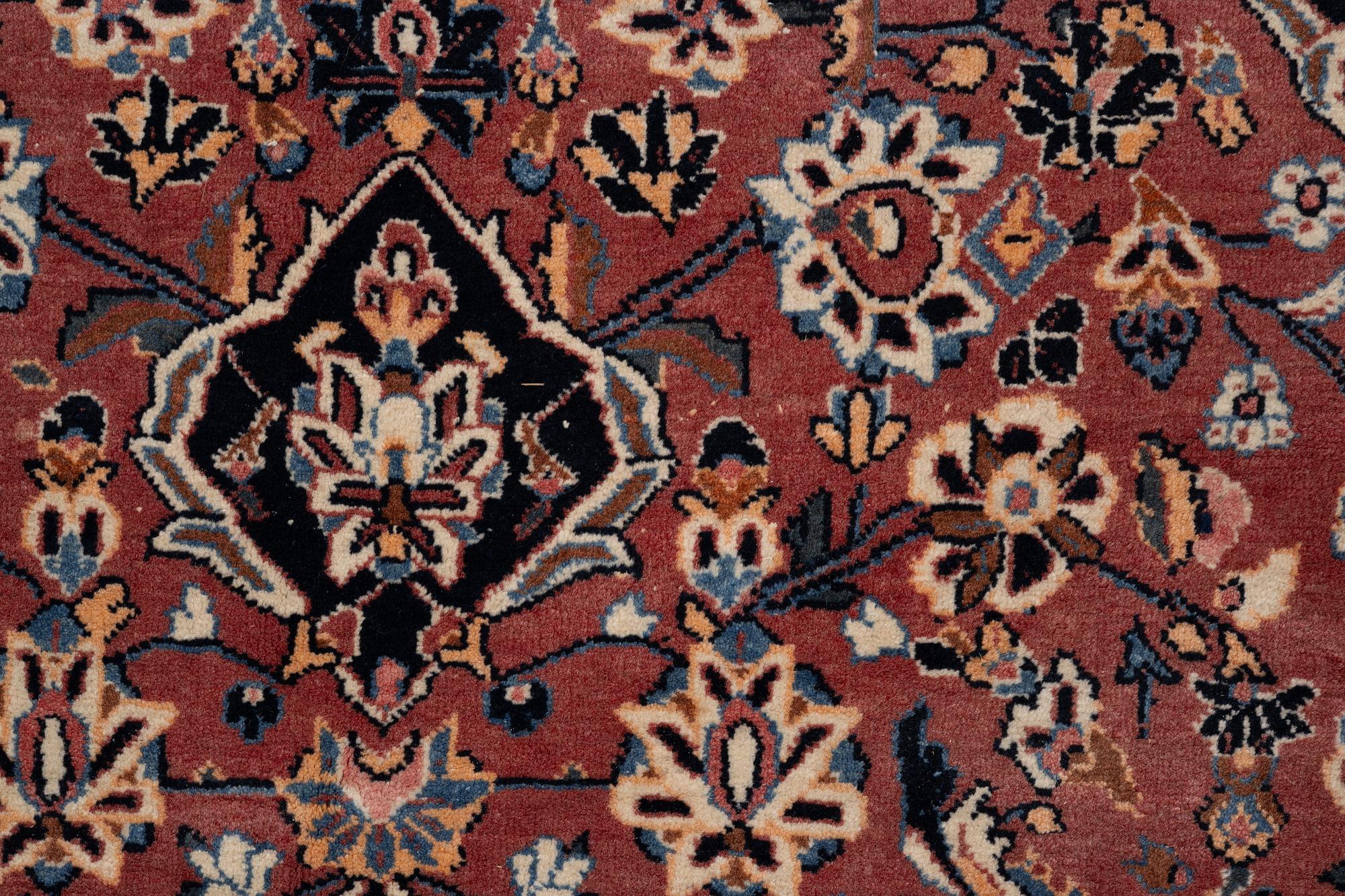 Rug, antique, Keshan, approx. 204 x 134 cm.