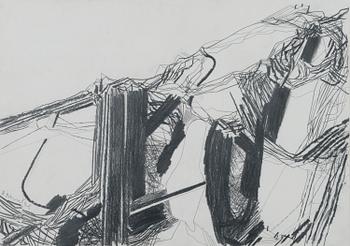 Vyacheslav Sawich Mikhailov, drawing, signed.