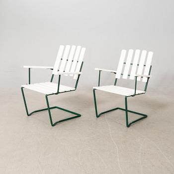 Arthur Lindqvist, trädgårdsgrupp 6 dlr, modell 9A och modell 2A, Grythyttan 1900-tal.