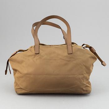Prada, a nylon handbag.