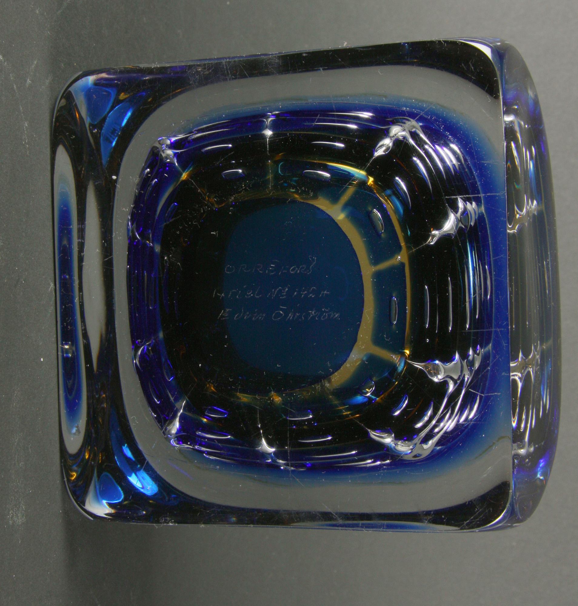 SKÅL, glas, Edvin Öhrström "Ariel" No 142H, Orrefors.
